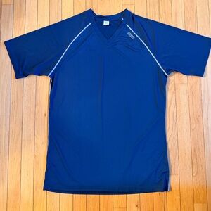 Men’s EUC Drskin Navy Blue 4XL Shirt moisture whisking workout gym compression